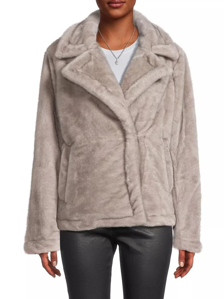 Sam Edelman Faux-Fur Short Coat 3