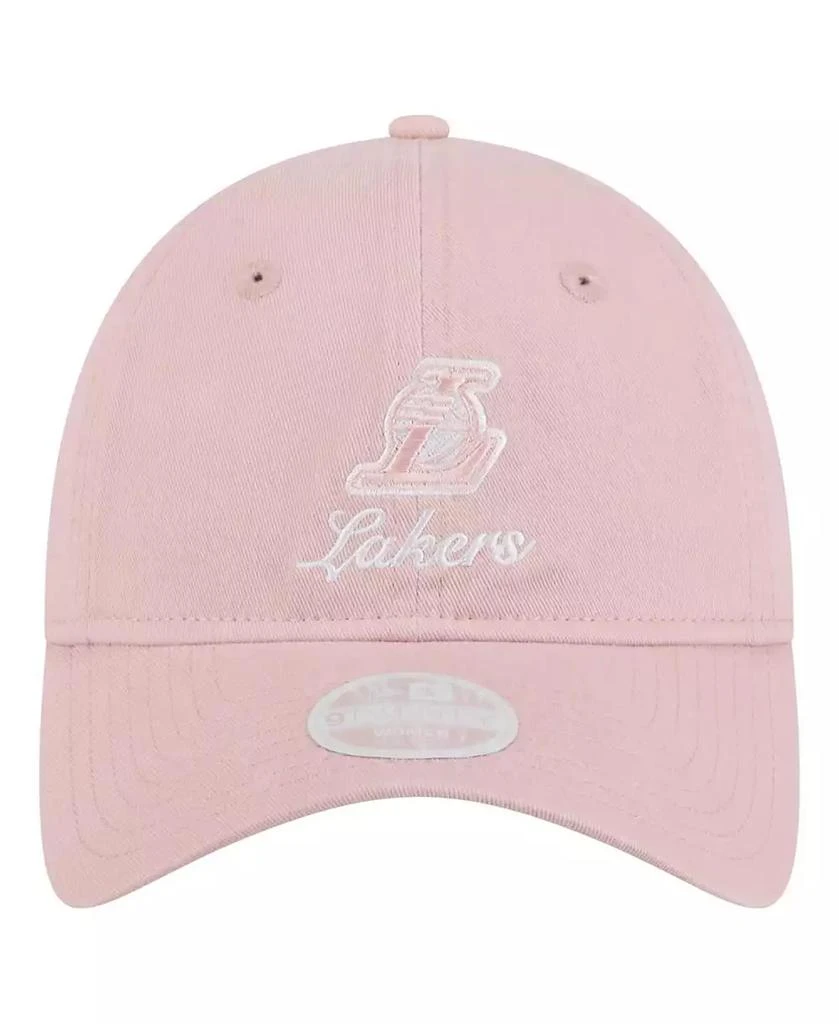 New Era Women's Pink Los Angeles Lakers Gameday Preppy 9TWENTY Adjustable Hat 2