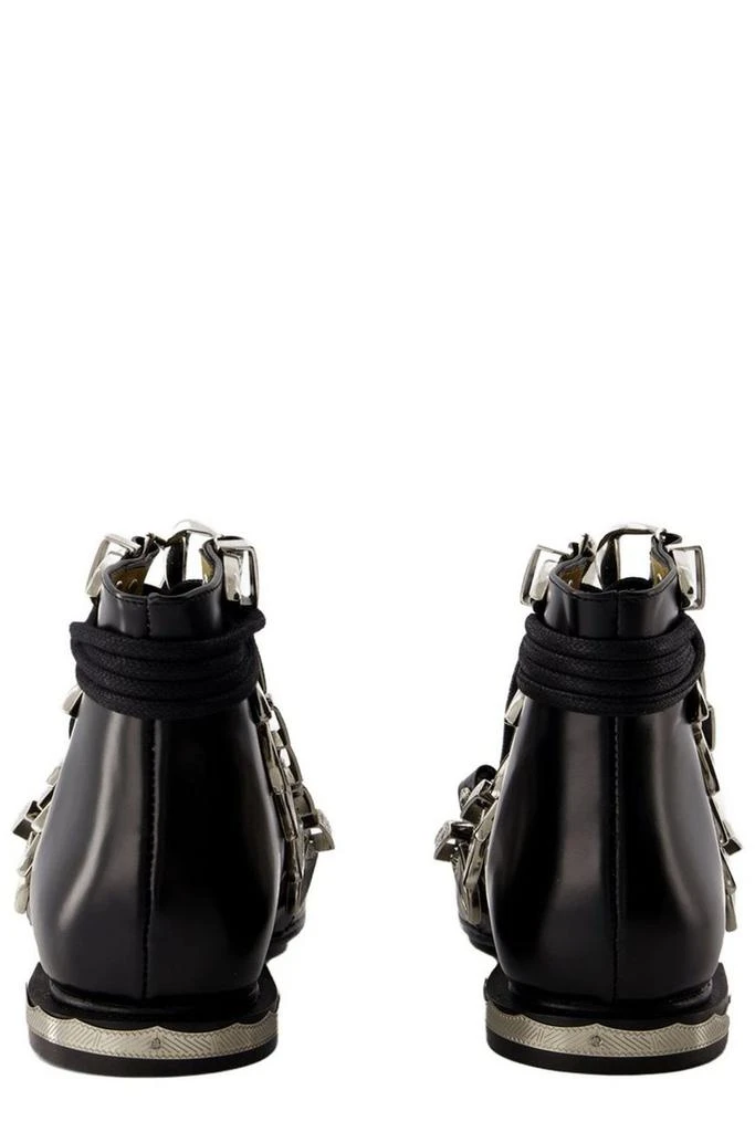 Toga Pulla Toga Pulla Buckled Lace-Up Ankle Boots 3