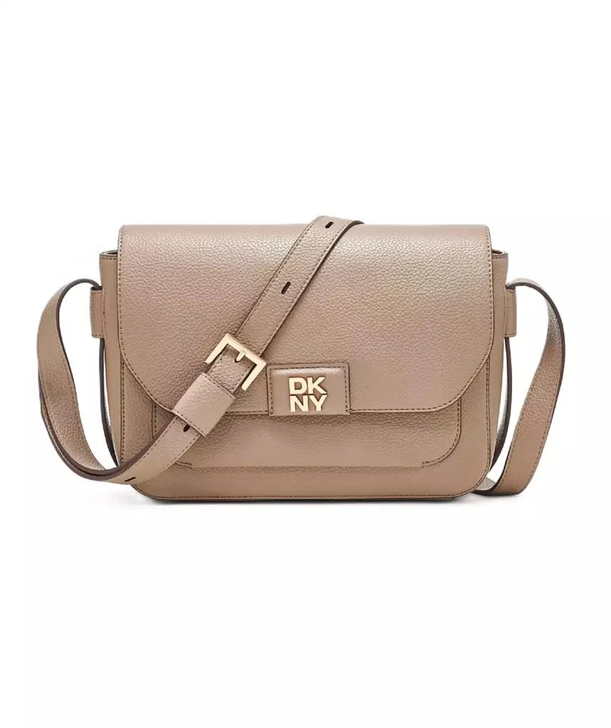 DKNY borsa a tracolla Echo Chain Flap Crossbody Bag S Chino / Olive