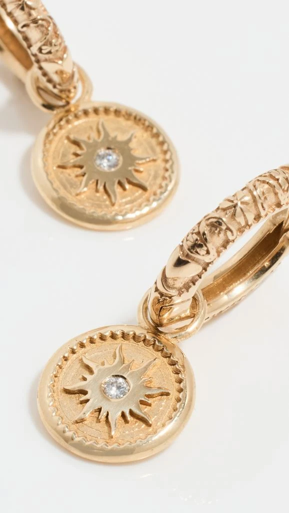 Marlo Laz 14k Southwestern Hoop Earrings 3