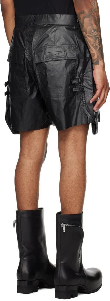 Rick Owens Black Concordians Stefan Cargo Shorts 3