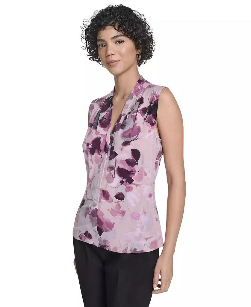 Calvin Klein Women
s Sleeveless Printed V-Neck Top 3