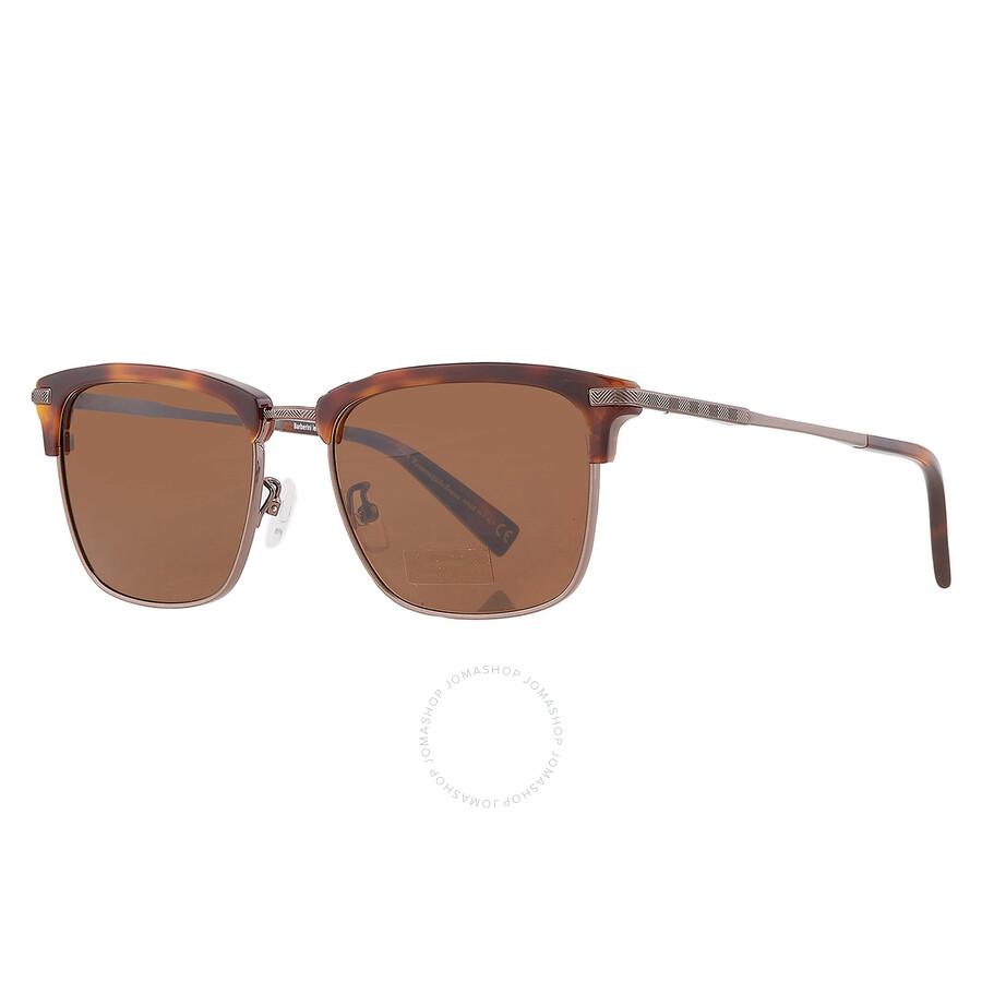 Ermenegildo Zegna Brown Square Men's Sunglasses EZ0092-D 52J 55