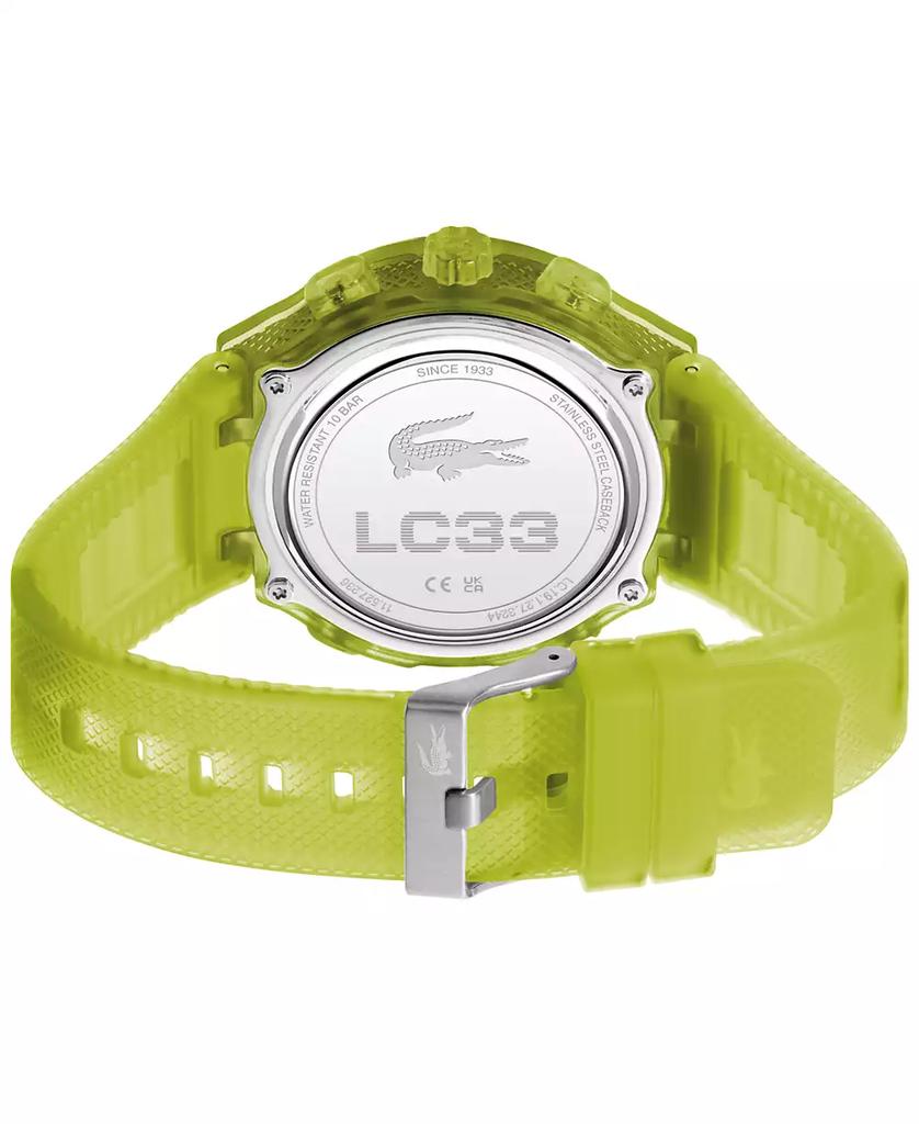 Lacoste Men's LC33 Green Silicone Strap Watch