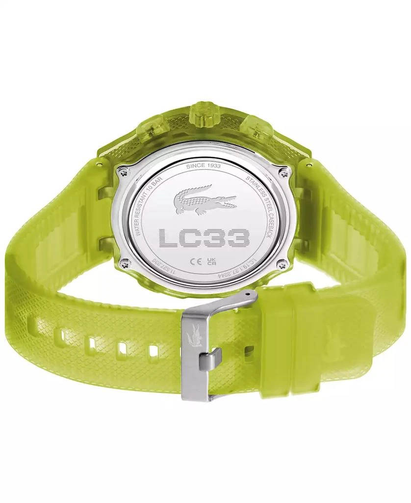 Lacoste Men's LC33 Green Silicone Strap Watch 2