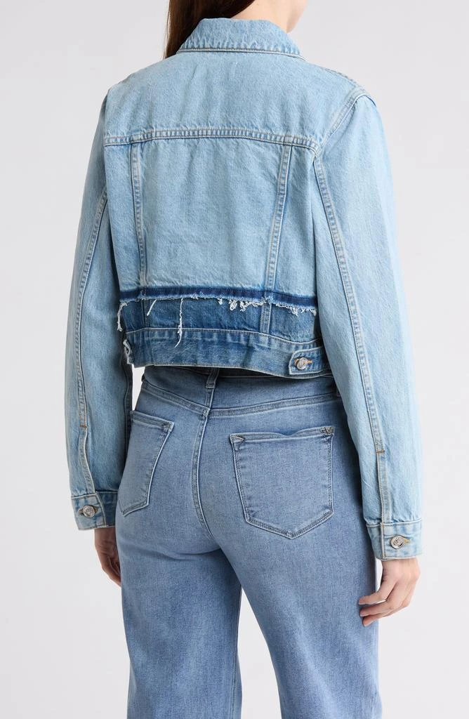 SLVRLAKE Rework Fitted Denim Trucker Jacket 2