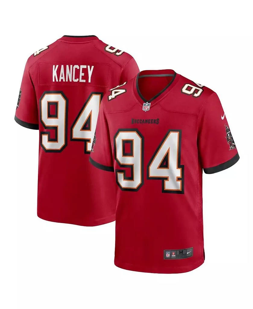 NIKE Men's Calijah Kancey Red Tampa Bay Buccaneers Game Jersey 1