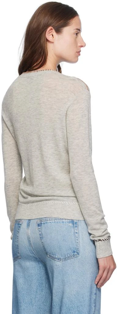 Rag & Bone Gray Indie Crew Sweater 3