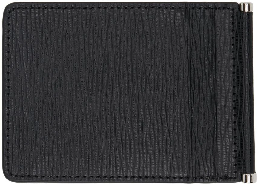 Salvatore Ferragamo Black 
Red Gancini Card Holder 2