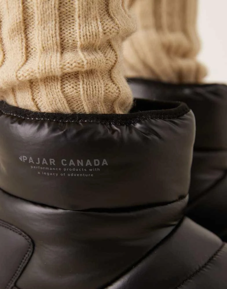 Pajar Pajar Gala Nylon snow boot in black with gum sole 3