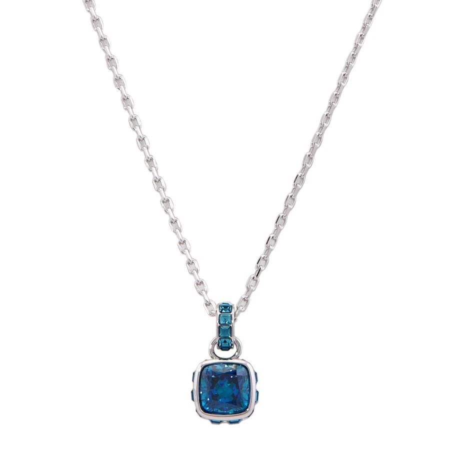 Swarovski Birthstone Pendant Dec Pendant Rhodium Shiny Blue