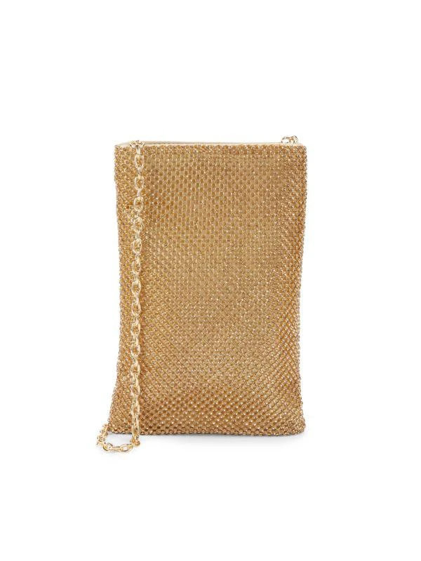 Whiting & Davis Crystal Embellished Chain Crossbody Bag 1