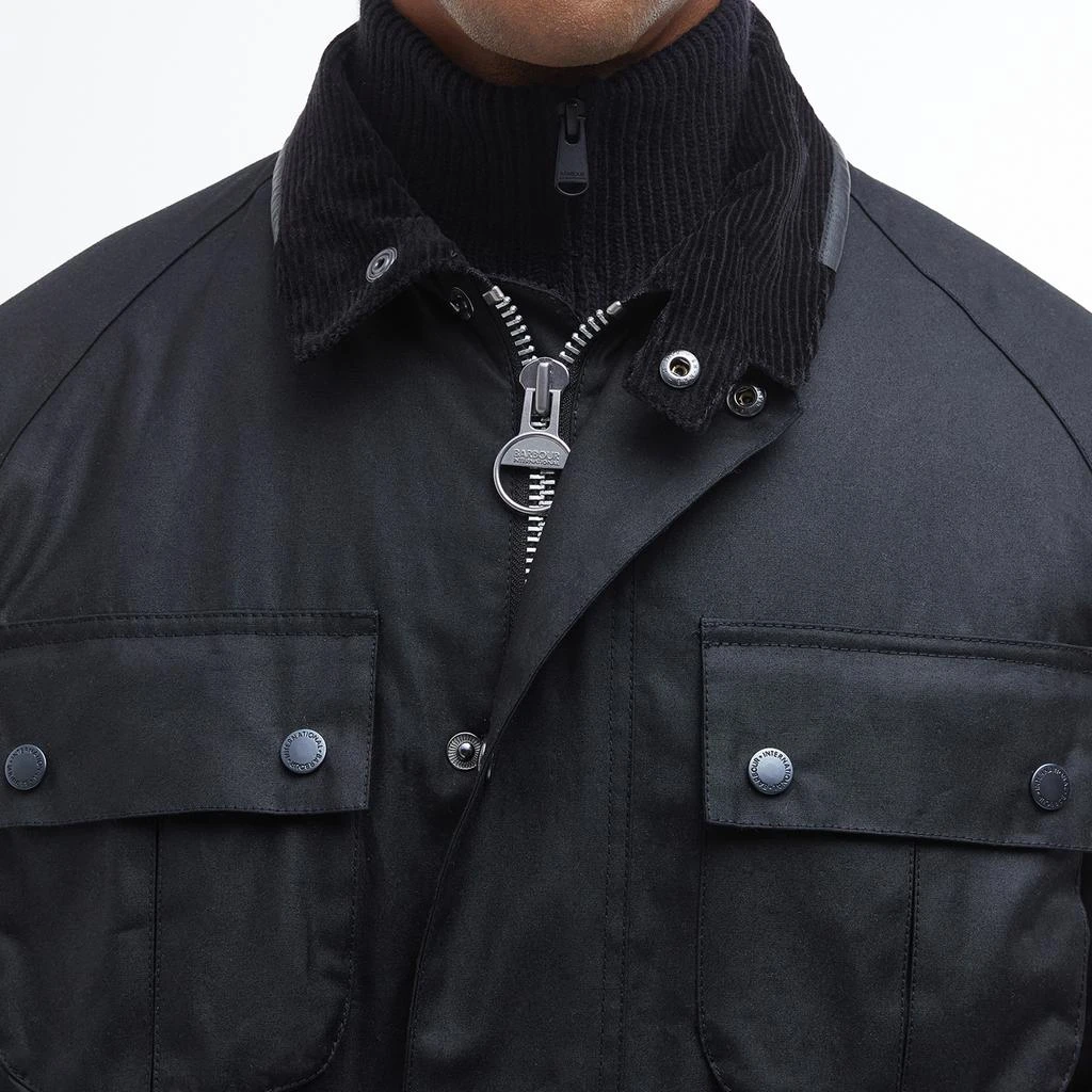 Barbour Oving Waxed Cotton Jacket 4