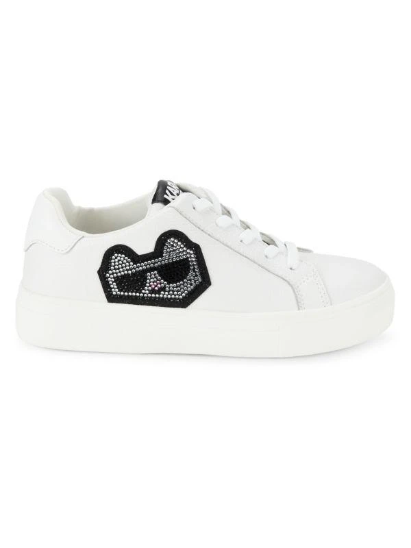 Karl Lagerfeld Paris Chivon Embellished Choupette Sneakers 1