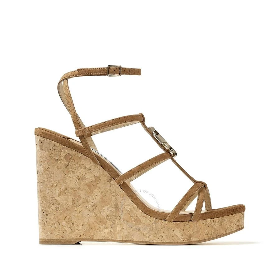 Jimmy Choo JC 110 Leather Wedge Sandals 1