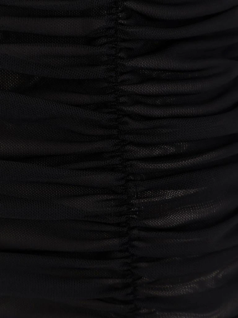 ACTUALEE Nylon draped dress 5