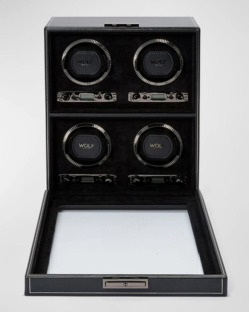 Wolf British Racing 4-Piece Watch Winder 5
