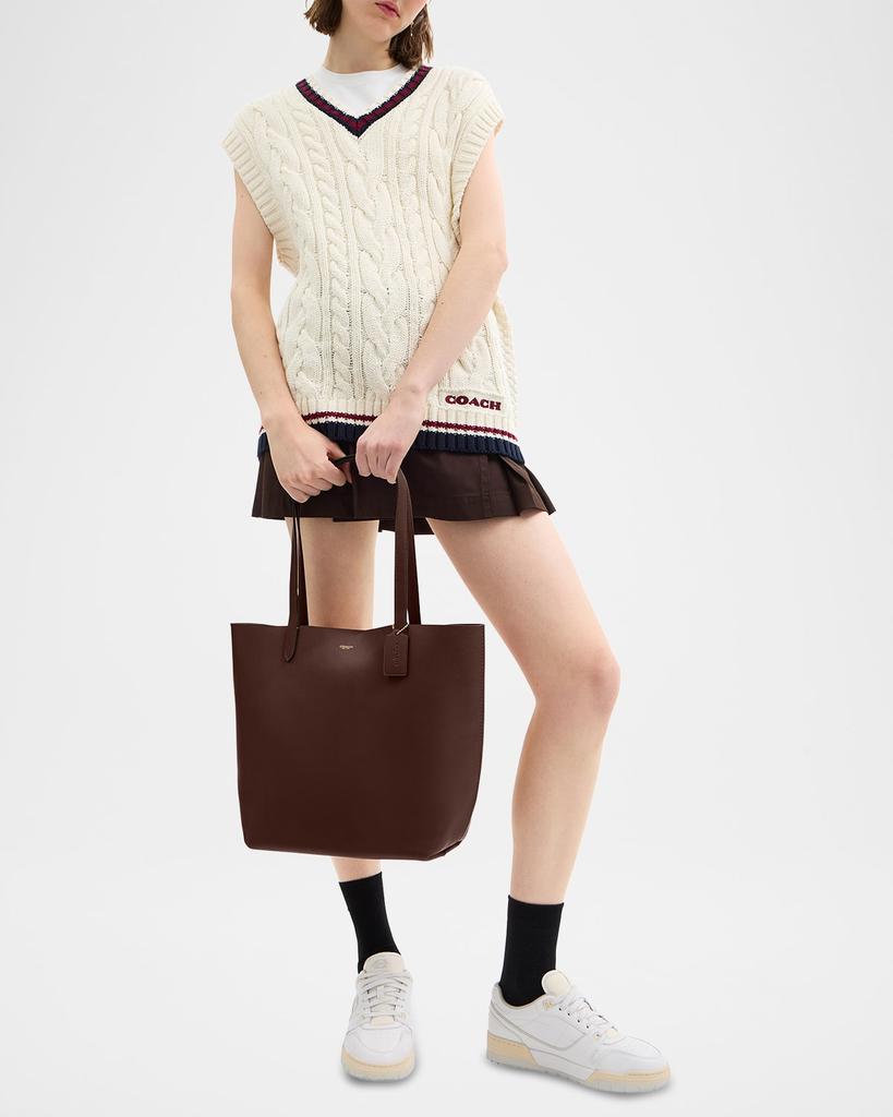 Manhattan Grain Leather Tote Bag – On Sale Now with Up to 26