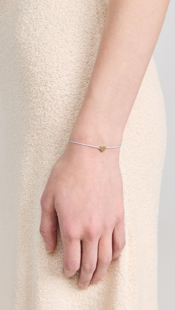 Sydney Evan Tiny Pure Heart Cord Bracelet