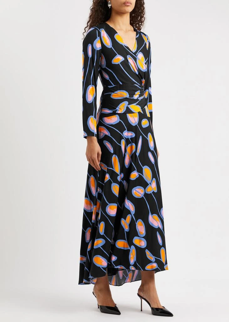 DIANE VON FURSTENBERG Lanira printed satin maxi dress 4