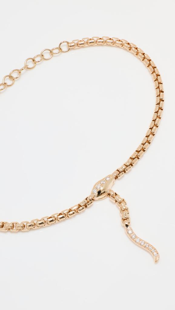 Zoe Chicco 14k Box Chain Snake Bracelet
