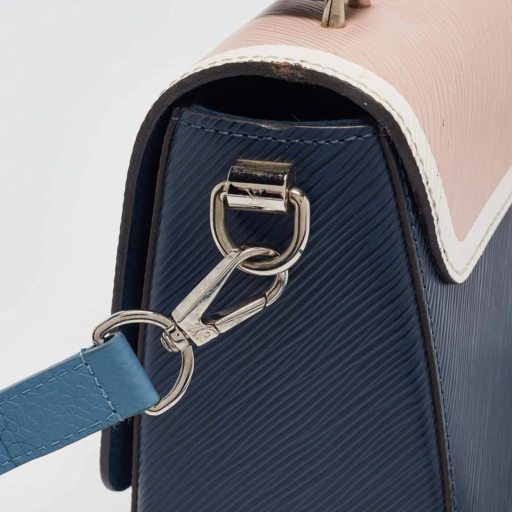 Louis Vuitton Louis Vuitton Blue/Multicolor Epi Leather Peace Love Twist MM Top Handle Bag 7