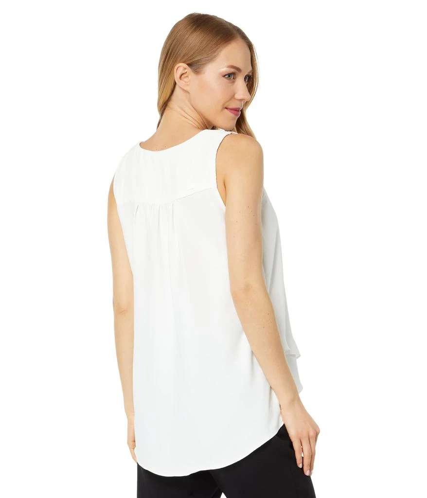 Vince Camuto Sleeveless V-Neck Overlap Blouse 2