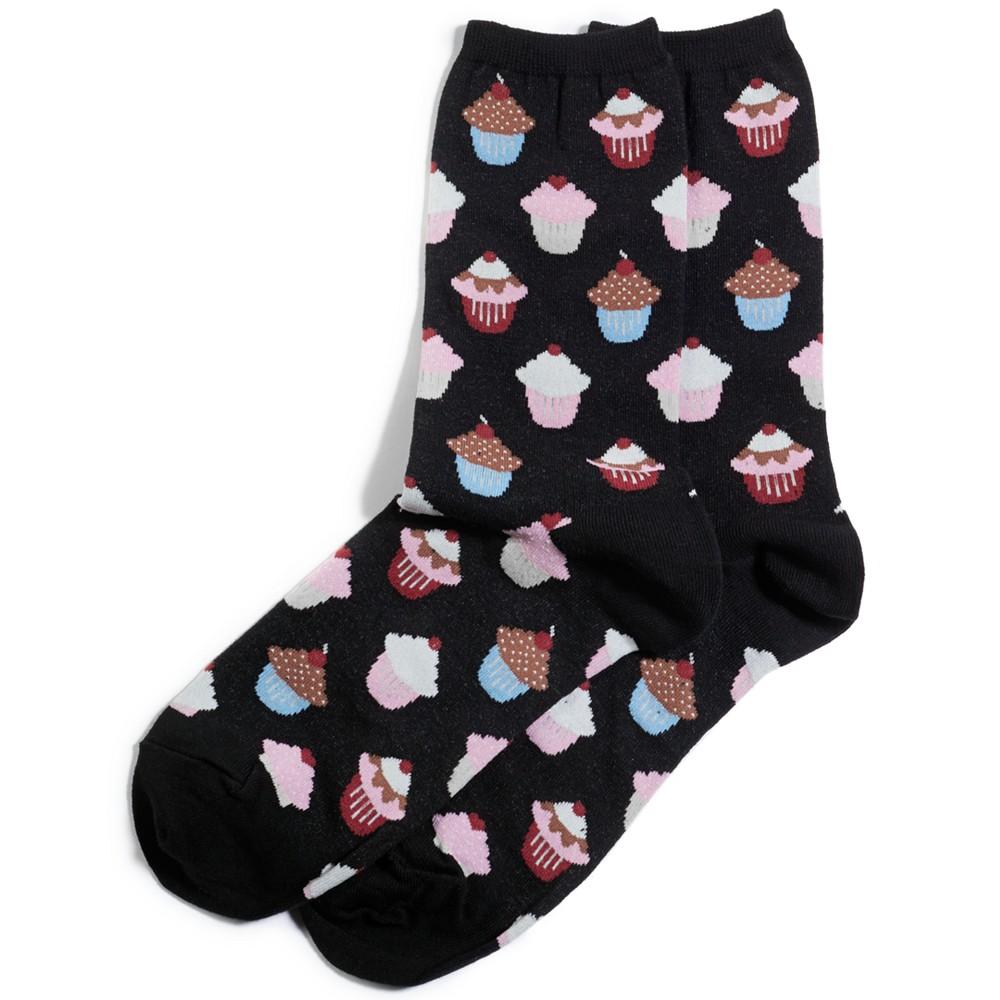 Hot Sox Women's Cupcake Fashion Crew Socks