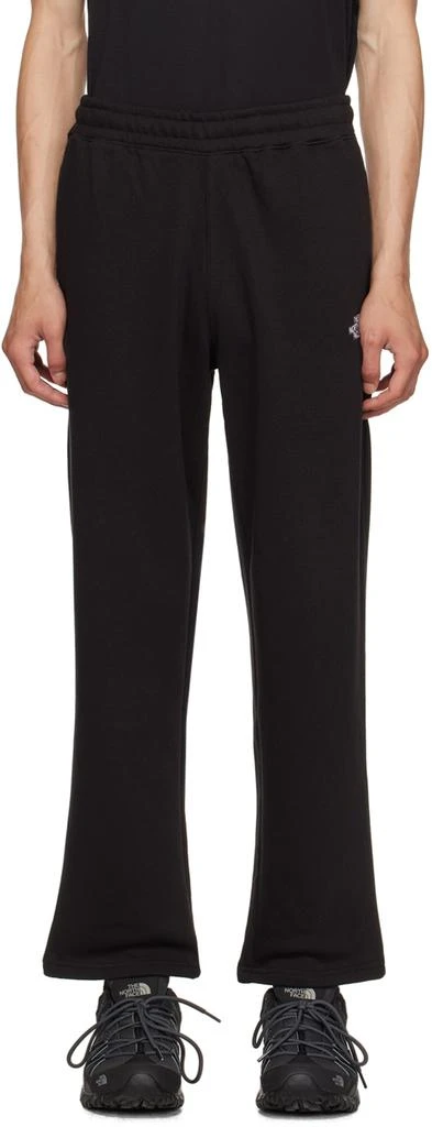 The North Face Black Embroidered Lounge Pants 1