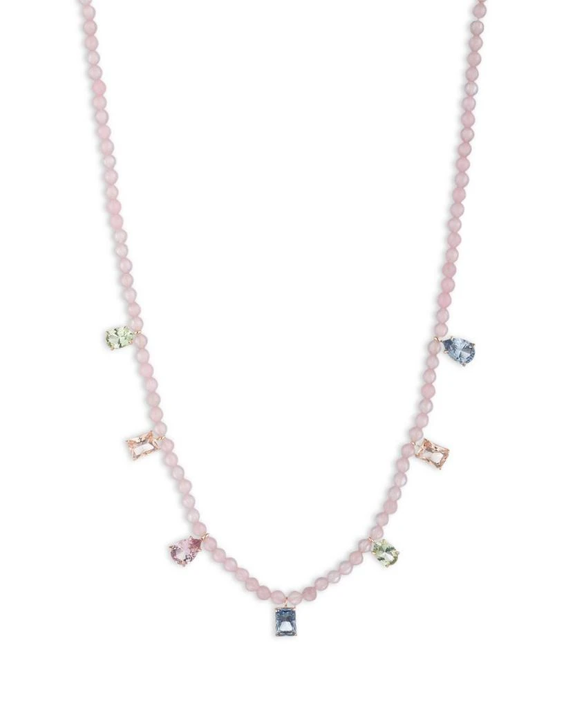 Ralph Lauren Shaky Stone Beaded Necklace, 16" 1