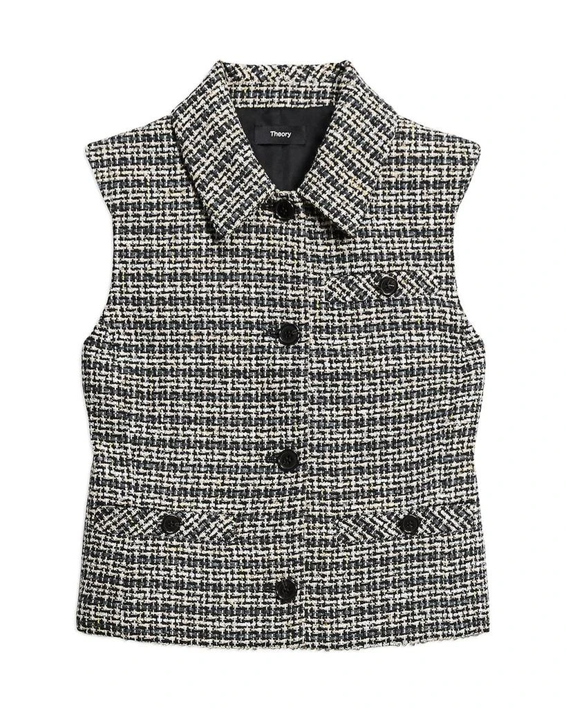 Theory Striped Tweed Vest 1