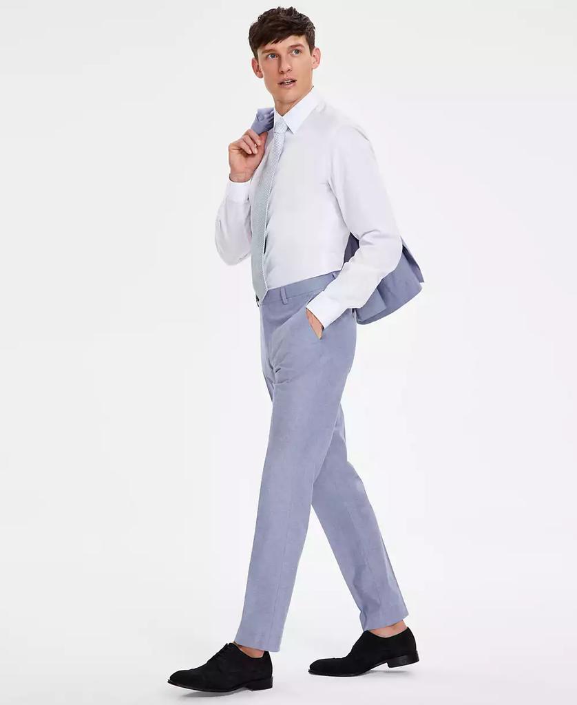 Tommy Hilfiger Men's Modern-Fit TH Flex Stretch Chambray Suit Separate Pants