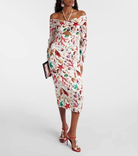 Dolce 
Gabbana Capri embellished leather sandals 2