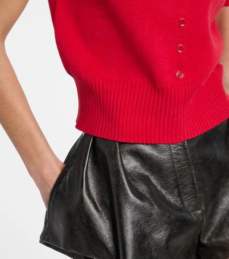 Magda Butrym Cropped cotton-blend sweater 5