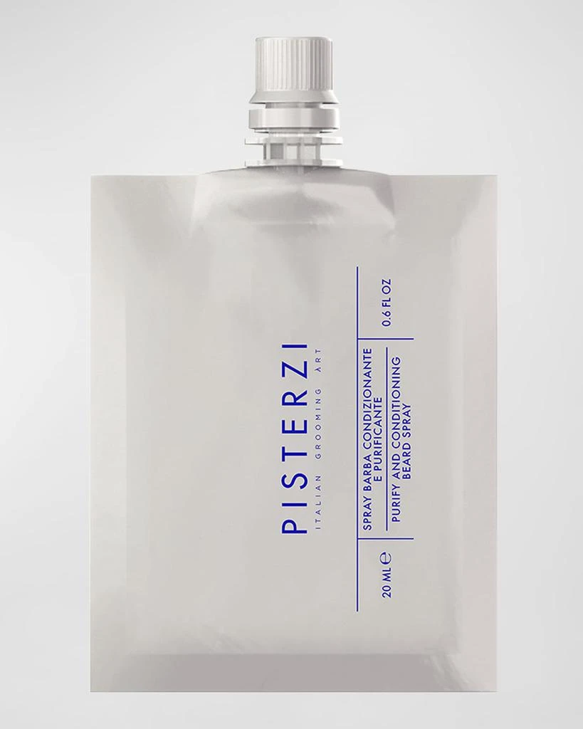 PISTERZI Purify And Conditioning Beard Spray Refill Pouch, 7.4 oz.