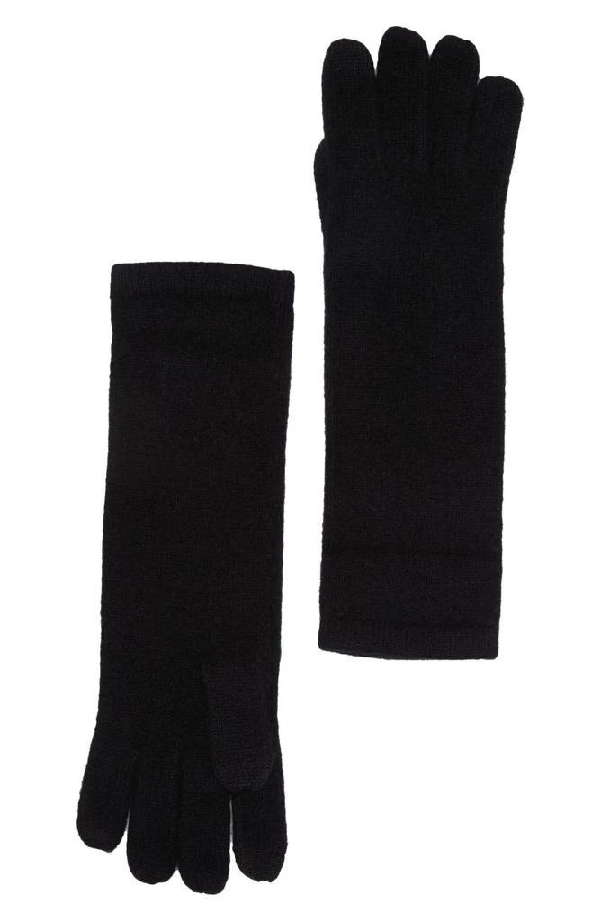 Sofia Cashmere Screen Knit Cashmere Gloves 1