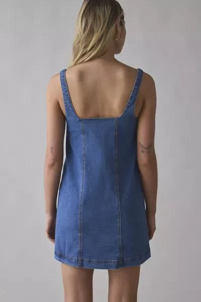 BDG BDG Isla Denim Button-Front Shift Mini Dress 2