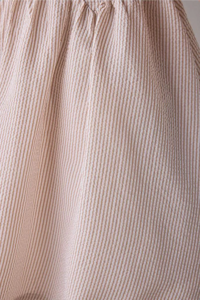 Daisy Street Daisy Street Seersucker Keyhole Tie-Back Smock Mini Dress 4