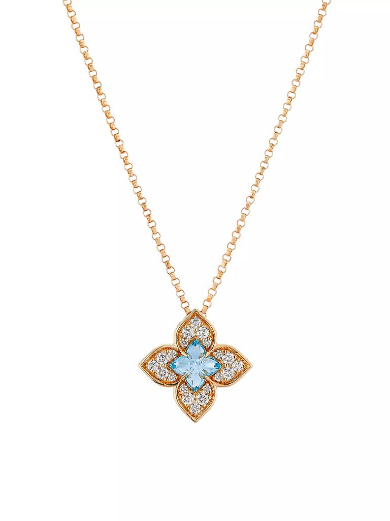 Roberto Coin Venetian Princess Carnivale 18K Rose Gold, Blue