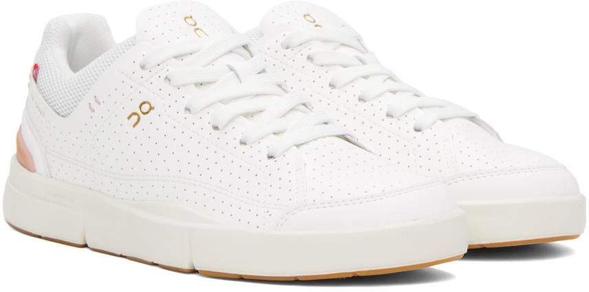 On White 'THE ROGER Centre Court' Sneakers 4