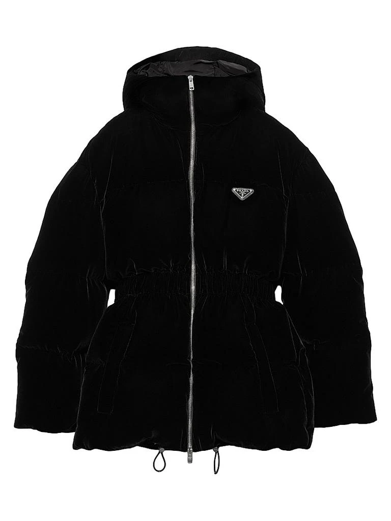 Prada Velvet Down Jacket 1
