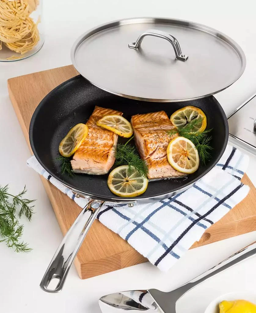 VIKING Professional 5-Ply Stainless Steel Covered Non-Stick 12" Fry Pan 4