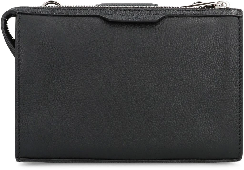 Fendi Fendi Baguette Double Leather Crossbody Bag 4