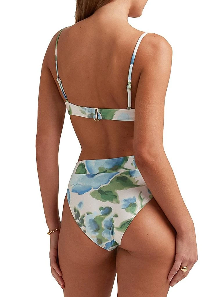 Peony Solstice Floral Bikini Top 4