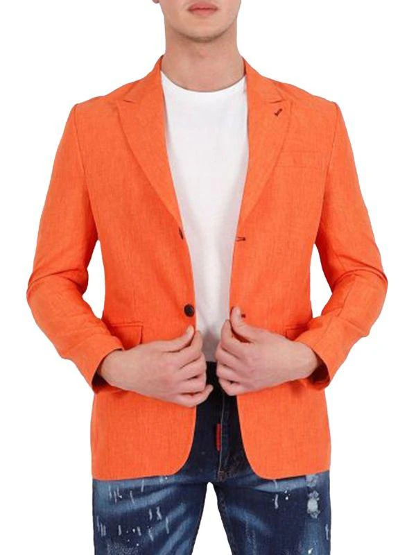 Elie Balleh Boy's Slim Fit Solid Sportcoat 1