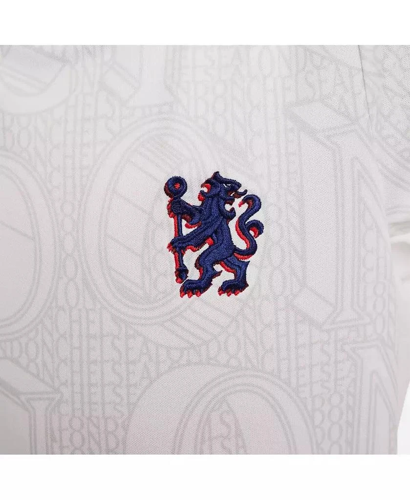 NIKE Big Boys and Girls White Chelsea 2025/26 Academy Pro Pre-Match Jersey 3