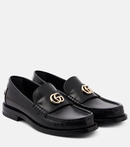 Gucci Double G leather loafers 1