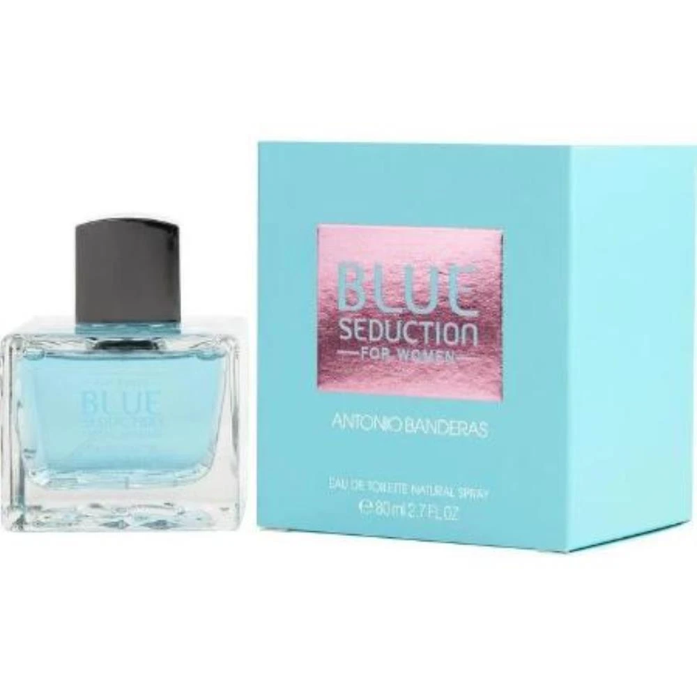 Antonio Banderas 2PCS Combo Blue Seduction Eau De Toilette  Women's Perfume 2.7 Oz 1