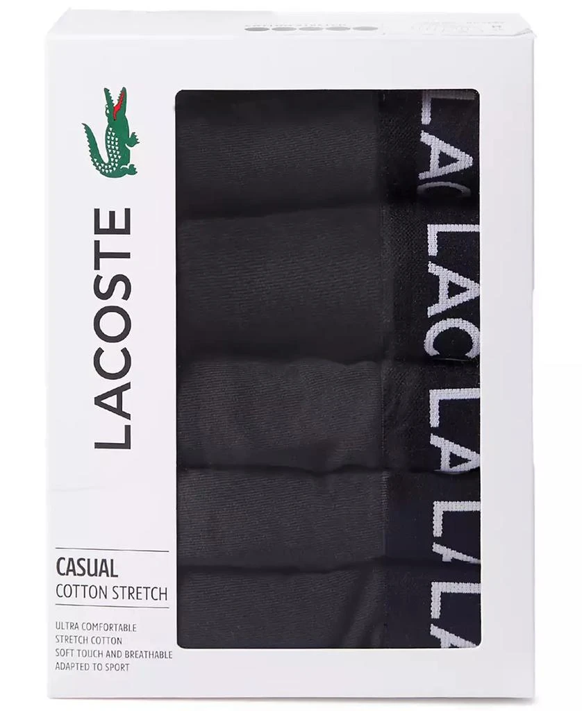 Lacoste Men’s 5-Pack Cotton Trunk Underwear 6